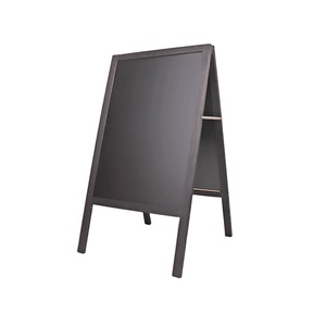 Pizarra de madera de estilo rústico de país independiente <span class=keywords><strong>Memu</strong></span> mensaje Memo Sign acera A-Frame pizarra de madera de doble cara - Product Image 5