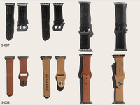 Nouveau design 2025 – Bracelet de montre de luxe en cuir véritable pour la vente en gros de montres et étuis de téléphone en cuir personnalisés