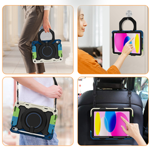 Ốp lưng iPad 10 thế hệ thứ 10, 10.9 inch, năm 2022, đạt chứng nhận ROHS, có chân chống, chắc chắn, chống sốc, cứng cáp, kèm giá đỡ bút. - Product Image 6