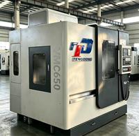 Centro de Fresado Vertical VMC650 de 3 Ejes Personalizado de Fábrica, Alta Calidad, Servicio Pesado, Herramienta Automática BT40, Alta Precisión GSK