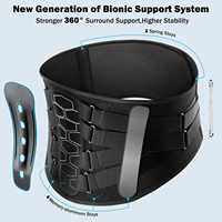 Ceinture Lombaire Médicale de Travail pour Soulagement des Douleurs Lombaires, Maintien de la Taille pour Hommes et Femmes, Orthèse Dorsale