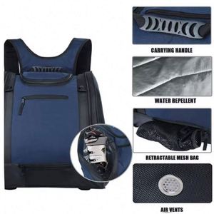 Muestra gratuita: Mochila impermeable para esquí y snowboard, bolsa de viaje para botas de esquí, mochila para viajar en avión, guantes, chaqueta, gafas. - Product Image 5
