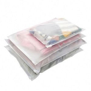 Sacs en plastique personnalisés avec logo, sacs à fermeture éclair pour chaussures, emballages promotionnels pour vêtements - Product Image 2