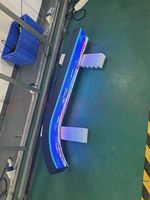 Pantalla LED Eléctrica Flexible para Interiores, Tira de LED RGB a Todo Color, Letrero LED de Alta Definición y Brillo para Exhibición de Marcas