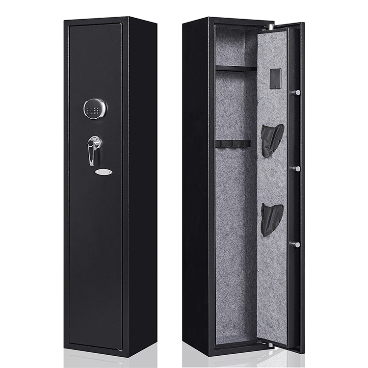 Electronic Digital Keypad Gun Safe Rifle Large Gun Safe Box Fireproof Cabinet Quick Access Storage With 2 Handgun Holders