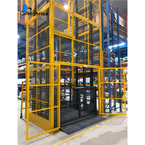 Industrieller hydraulischer vertikaler Führungsschienen-Fracht lift 3m 1000kg Fracht aufzug - Product Image 1