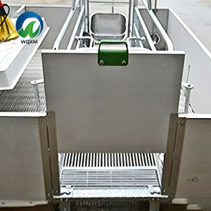 Attrezzatura per Allevamento Suino Stile Europeo Gabbia per Scrofe e Cassa da Parto in Plastica e Acciaio Resistente Nuova o Usata per Suini - Product Image 4