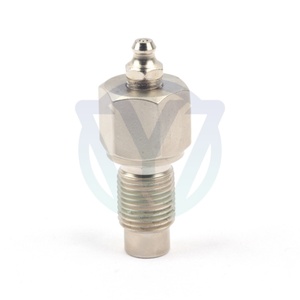 จุกจ่ายจาระบีสำหรับกระบอกปรับความตึงสายพาน รุ่น R60-5 R55-5 R60-7 R80-5 R80-7 DH55 DH60 DX55 DX60 อะไหล่รถขุด - Product Image 2