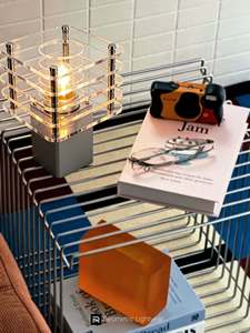Lampe murale moderne de style Bauhaus avec un design décoratif carré multicouche créatif pour chambre à coucher, montage en surface - Product Image 6