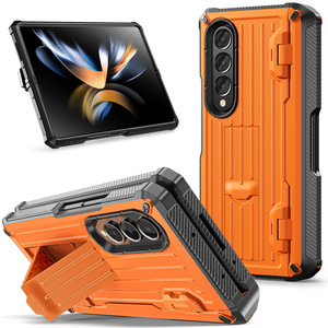 Custodia di Lusso per Telefoni Cellulari <span class=keywords><strong>Samsung</strong></span> <span class=keywords><strong>Galaxy</strong></span> Z Fold 5 4 <span class=keywords><strong>3</strong></span> con Supporto, Protezione Completa Antiurto, Stile Business - Product Image 5