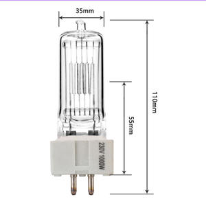 <span class=keywords><strong>Ampoule</strong></span> de lampe <span class=keywords><strong>halogène</strong></span> marine GY9.5 G22 G16 120V/230V 1000W 2000W lampe de scène de lumière de bateau aérien lampe à <span class=keywords><strong>filament</strong></span> de tungstène blanc chaud - Product Image 6