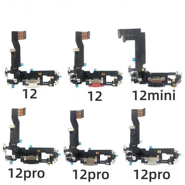 Original Mobile Charging Tail Plug Replacement for iPhone 8 X 11 12 13 14 Flex Cable Bar Type Mobile Phone Parts Connector Cable