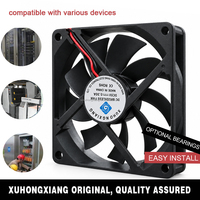 Ventilateur 90 mm 9015 90x90x15 mm 12 V à double roulement à billes 4 fils 4 broches PWM pour refroidisseur de processeur d'ordinateur, ventilateur de refroidissement fin