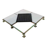 Panneau de plancher surélevé antistatique recouvert d'acier HPL haute résistance avec un design moderne pour centre de données, salle de serveurs, hôpital