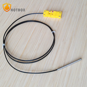 High Temperature <strong>Armored</strong> K Type Bendable Probe <strong>Thermocouple</strong> With Mini Connector Temperature Sensor - Product Image 1