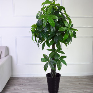 Ingrosso sempreverde foglie di seta finte 160cm Ficus Microcarpa Bonsai albero decorazione Ficus pianta plastica artificiale Banyan albero - Product Image 6