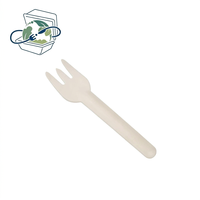 Ensemble de couverts biodégradables en bagasse de canne à sucre, jetables et compostables, fourchette, cuillère, couteau, ustensiles écologiques pour la restauration et les fêtes