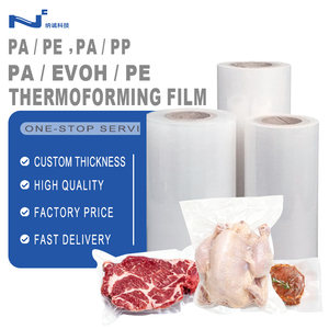 Rouleau de <span class=keywords><strong>film</strong></span> coextrudé EVOH transparent pour thermoformage, anti-oxydation lente, pour usines mondiales de barquettes alimentaires surgelés en gros - Product Image 1