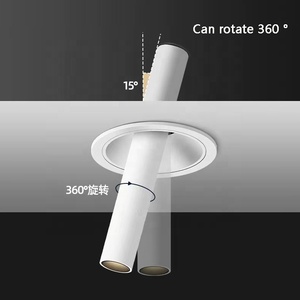 7W Ac 220v Encastré Monté Spot Angle Réglable Anti-éblouissement Long Tube Led Projecteur - Product Image 4