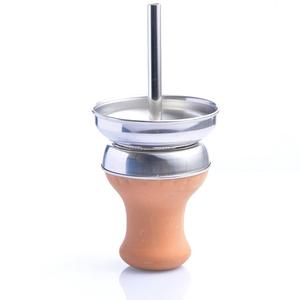 Shisha árabe de cerámica de arcilla roja natural con agujero medio, cuenco de Cachimba de gran tamaño, cabeza de cuenco de cachimba con lazo de cerámica - Product Image 6