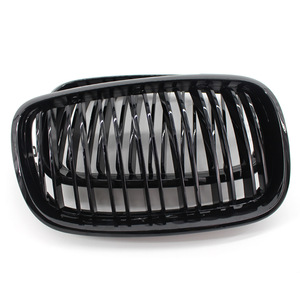 Parrilla Delantera para BMW E70 X5, Negro Brillante, Doble Línea, Rejilla de Ventilación, 2007-2013 - Product Image 1