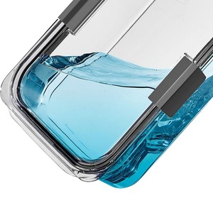 Récipients <span class=keywords><strong>de</strong></span> <span class=keywords><strong>cuisine</strong></span> bon marché avec couvercles hermétiques Récipient en plastique transparent Boîte alimentaire <span class=keywords><strong>de</strong></span> <span class=keywords><strong>cuisine</strong></span> hermétique - Product Image 3