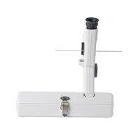 Lentimètre manuel CP-1B avec base de serrage métallique réglable, instrument optique portable blanc Aist Optics