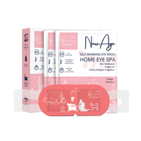 Masque oculaire chauffant jetable à la vapeur parfumé aux fleurs de cerisier, masque oculaire à compresse chaude pour les travailleurs et les voyages