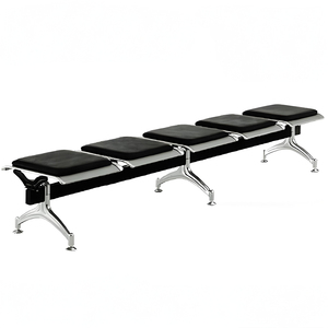 Chaises <span class=keywords><strong>de</strong></span> salon d'hôpital personnalisées en PU, chaises en rangée pour aéroport, bancs pour arrêts <span class=keywords><strong>de</strong></span> bus et aires d'attente publiques, fournis directement par l'usine - Product Image 4