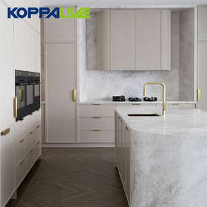 Koppalive латунная полукруглая лунная ручка дверцы шкафа, выдвижная ручка черного матового никеля, полукруглые ручки шкафа - Product Image 3