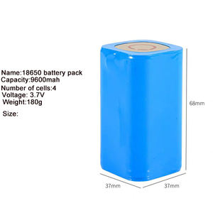 Hot Sale!!!!! 18650 battery pack <strong>3</strong>,7 V 18650 10Ah 16ah Li-ion battery with PCB for flashlight light - Product Image 3