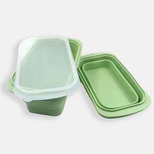 Kelutd Vente en gros : Moule à glace en silicone écologique avec couvercle inclus, facile à utiliser, plateau pliable personnalisable de 3600 ml avec logo sur mesure - Product Image 2