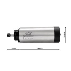 ชุดมอเตอร์แกนหมุนเครื่อง CNC รุ่นประสิทธิภาพสูง ขนาด 65 มม. ER11 1.5KW 110V/220V มอเตอร์แกนหมุนระบายความร้อนด้วยอากาศ พร้อม VFD และอุปกรณ์เสริม - Product Image 2