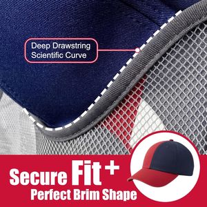 <b>Hat</b> Organizer 24 Pockets Oxford Cloth Moisture Proof Mesh Wall Mounted For <b>Hats</b> Behind Doors On Walls Grey - Product Image 4