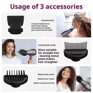 <span class=keywords><strong>Secador</strong></span> de pelo iónico de 2000W, fuerte viento frío y caliente, protección contra sobrecalentamiento, boquilla de Peine de aire, cuidado del cabello de iones negativos para hoteles y hogares - Product Image 6