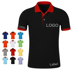 Manufacture Design Custom Men's Sublimation Blank 100% Polyester Golf Polo T Shirts