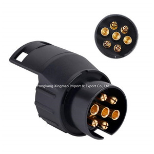On-thời gian vận chuyển 12V nhựa Trailer adapter nối 7 pin để 13 pin Adaptor kéo ổ cắm - Product Image 2