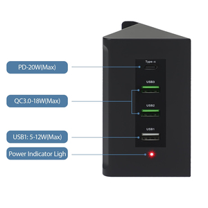 <span class=keywords><strong>DC</strong></span> 12V 24V à <span class=keywords><strong>5V</strong></span> USB convertisseur abaisseur 68W 12V multi-ports adaptateur secteur <span class=keywords><strong>chargeur</strong></span> QC3.0 PD pour la maison et le moteur - Product Image 2