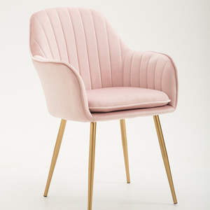 <span class=keywords><strong>Fauteuil</strong></span> à bras en <span class=keywords><strong>velours</strong></span> moderne et contemporain <span class=keywords><strong>de</strong></span> luxe pour le bureau à domicile et le salon - Product Image 2
