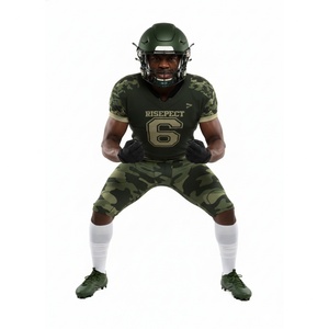 Maillots de football américain authentiques, uniformes d'équipe professionnels, vêtements de sport performants, conçus pour les matchs de compétition sérieux - Product Image 2