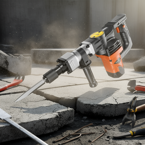 Marteau électrique Db Wholesale 1400W, briseur de béton, marteau perforateur industriel avec 2 burins - Product Image 2