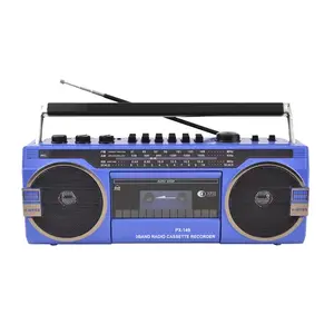 Portable Stereo Transistor Am Fm Sw1-2 Band Usb Mp3 Player And Fm Radio Cassette Recorder Player With Am/Fm Radio