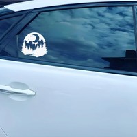 Autocollant de voiture coloré en vinyle personnalisé imperméable à l'eau pour fenêtre extérieure