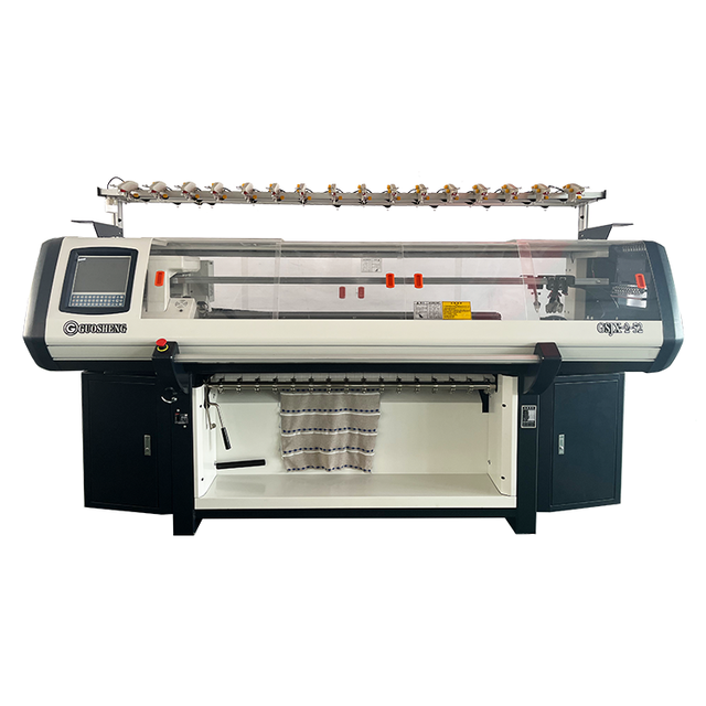 Computerized Jacquard Sweater Making Flat Collar Cuff Knitting Machine