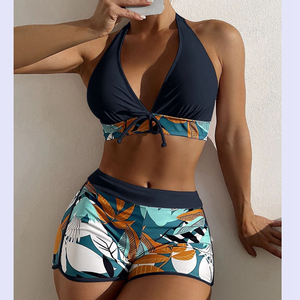Maillot <span class=keywords><strong>de</strong></span> bain 2 pièces à motif fleuri pour femmes, 9 couleurs - Product Image 2