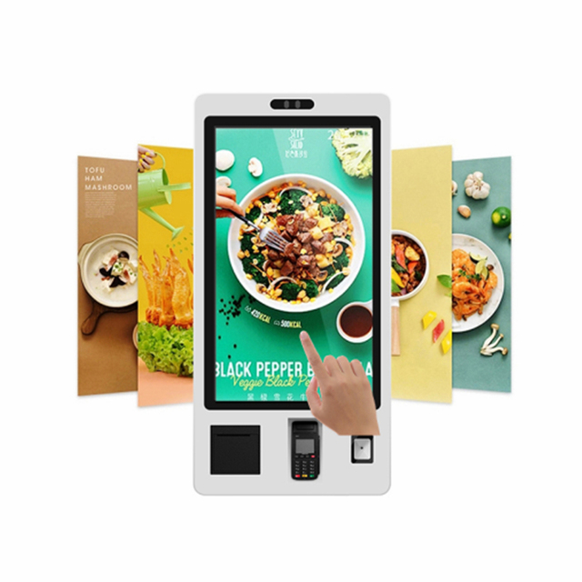 32 Inch Self Service Payment Kiosk Automatic Touch Screen Kiosk Self Ordering Machine for Restaurant Digital Display