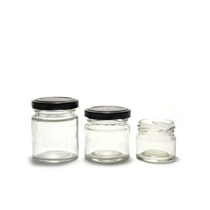Redonda <span class=keywords><strong>de</strong></span> almacenamiento <span class=keywords><strong>de</strong></span> alimentos <span class=keywords><strong>de</strong></span> <span class=keywords><strong>vidrio</strong></span> frascos <span class=keywords><strong>de</strong></span> <span class=keywords><strong>vidrio</strong></span> redondo tarro para mermelada <span class=keywords><strong>de</strong></span> miel con tapa hermética - Product Image 4