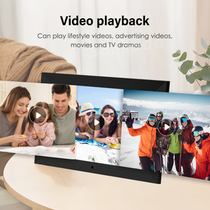 กรอบรูปดิจิตอลขนาด 8/10.1 นิ้ว พร้อมรีโมทคอนโทรล, หน้าจอ IPS Full View Ultra Clear, แสดงวิดีโอ รูปภาพ สไลด์โชว์ ไม่ใช้ WiFi - Product Image 3