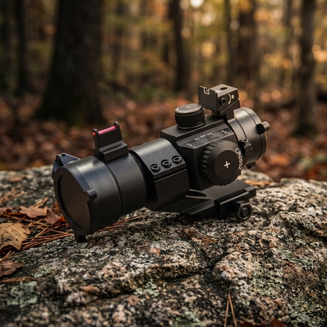 HD30 D7 1x30 Sight with 20mm Mount Optical Sight Scope Holographic Hunting Scope With Fiber