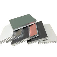 Panel Sandwich Aluminium Honeycomb Tahan Air Tahan Api untuk Lemari Kamar Mandi, Isolasi Termal, Buatan Tangan